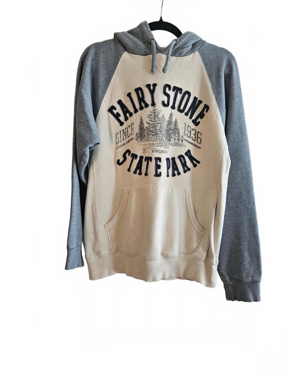 Blue 84 Fairy Stone State Park Hooded Sweatshirt with Front Pocket Unisex Small